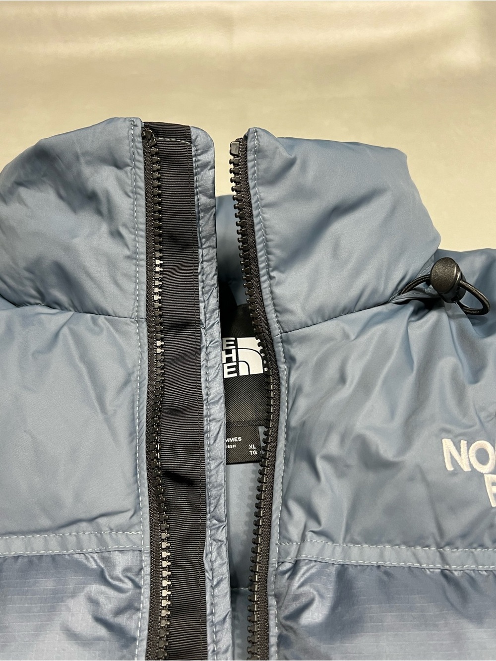 The North Face Womens 1996 Retro Nuptse Jacket Granite Grey Size XL 700 Down NWT - Picture 15 of 16